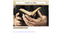Desktop Screenshot of lessonsinfaith.com